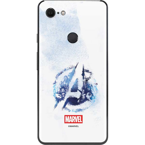 Marvel Avengers Blue Logo Google Pixel 3 XL Skin